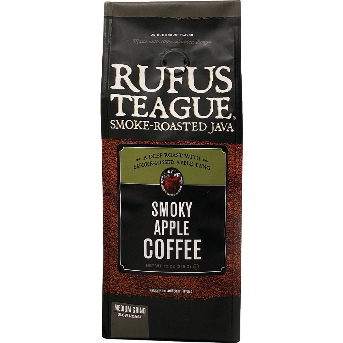 Rufus Teague 12 Oz. Smoke Roasted Coffee, Smoky Apple, Medium Grind