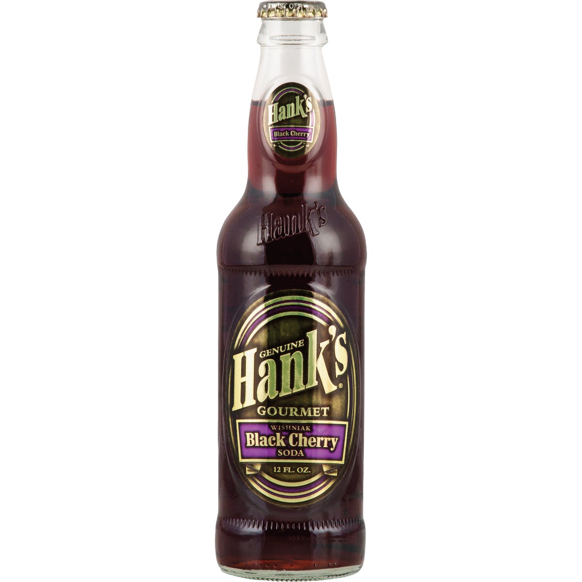 Hank's 12 Oz. Premium Wishniak Black Cherry Soda (4-Pack)