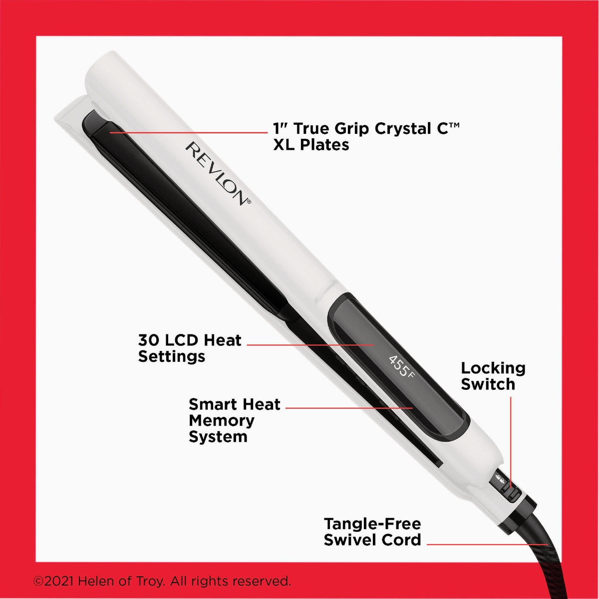 Revlon Crystal C 1 In.  Flat Iron Image 3