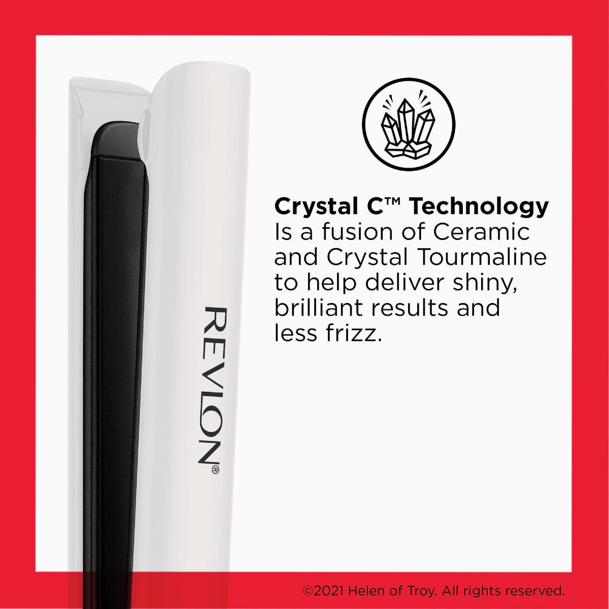 Revlon Crystal C 1 In.  Flat Iron Image 2