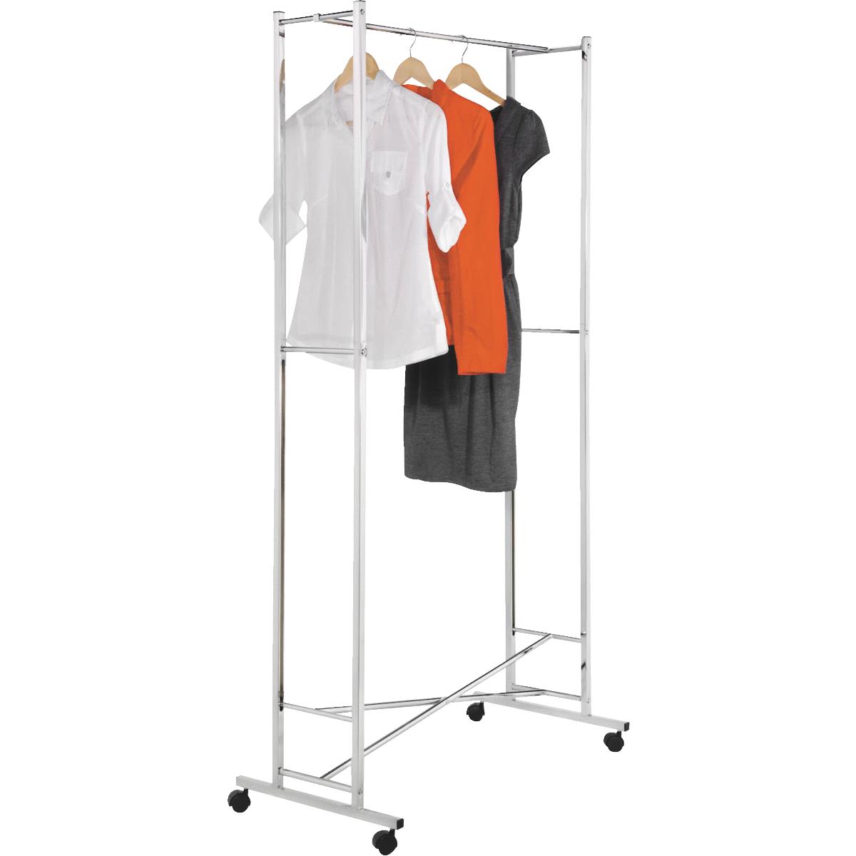 CHROME GARMENT RACK