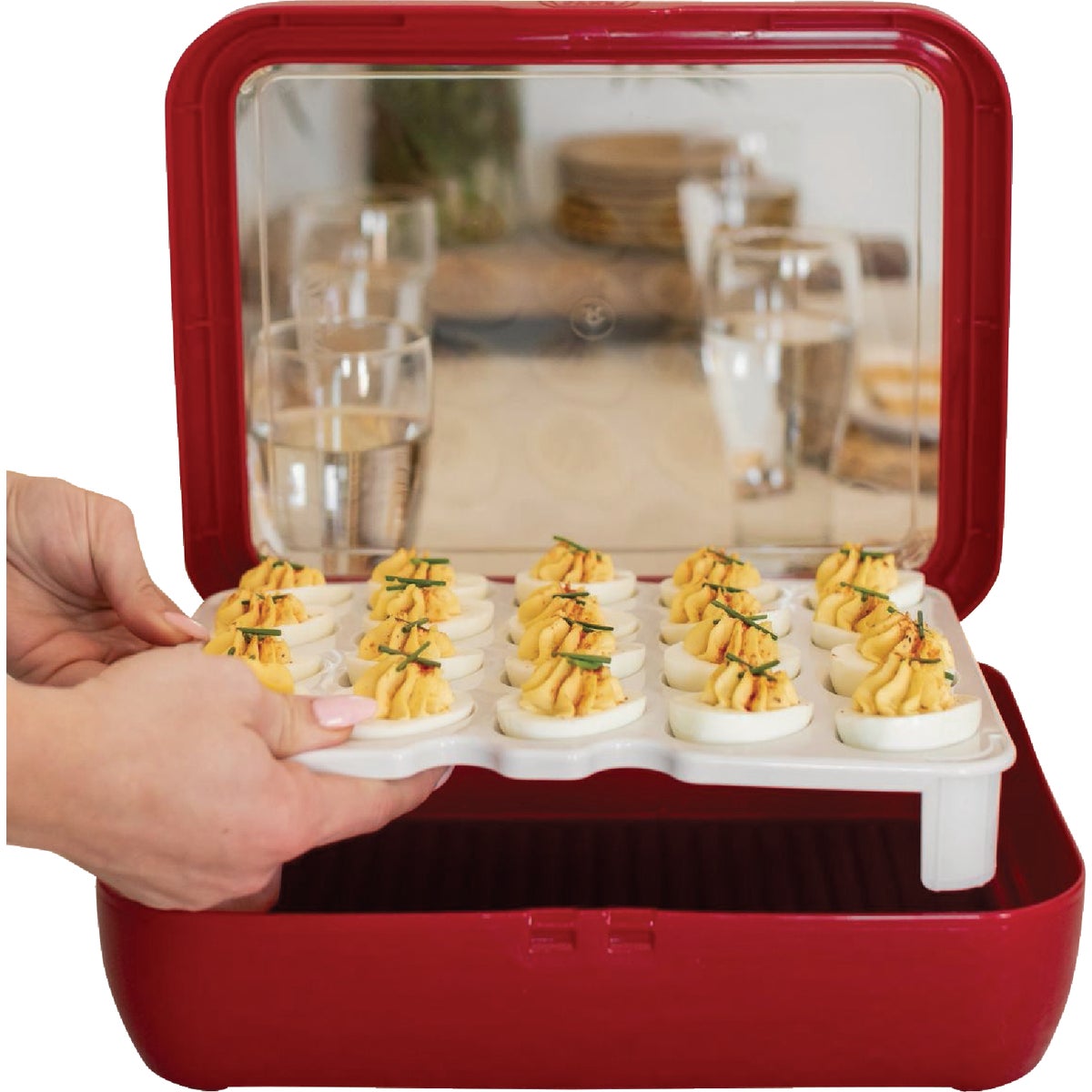 Fancy Panz White Deviled Egg Trayz Insert