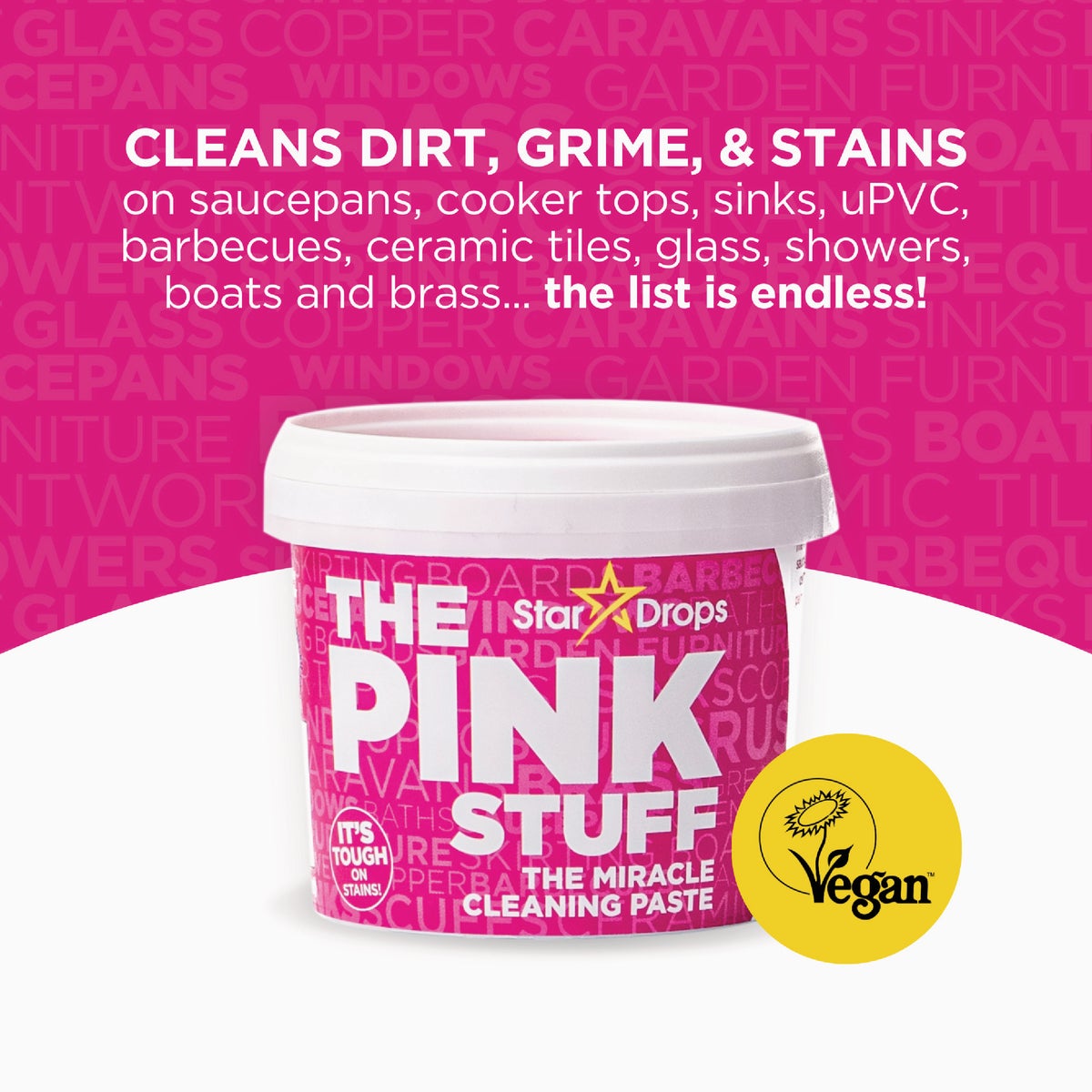 The Pink Stuff 17.6 Oz. Miracle All Purpose Cleaning Paste Image 4