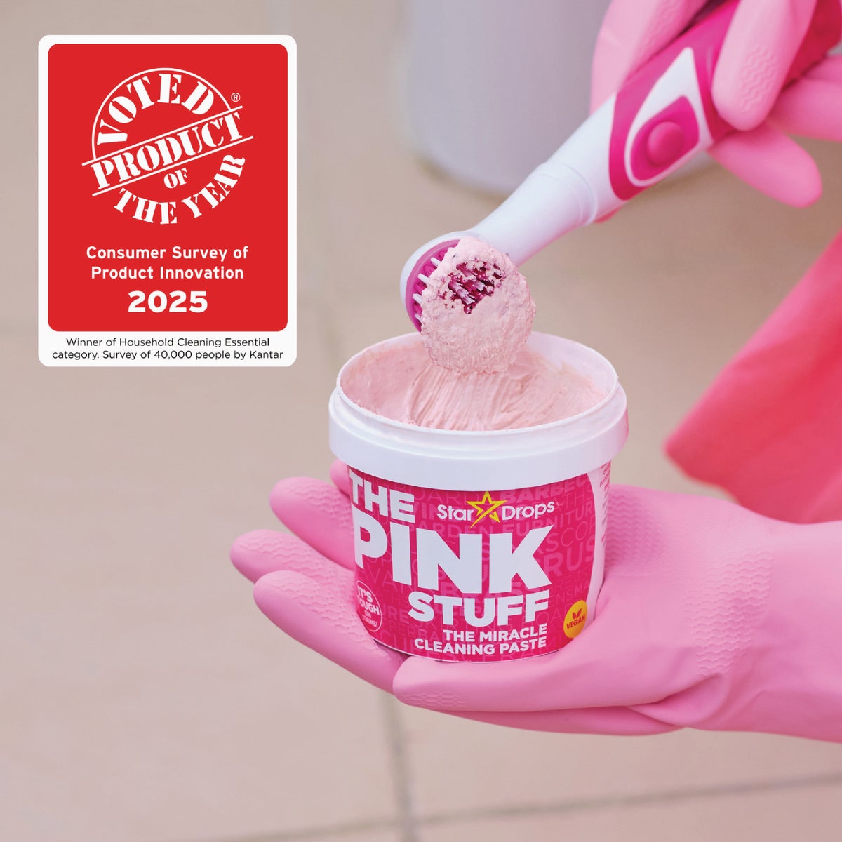 The Pink Stuff 17.6 Oz. Miracle All Purpose Cleaning Paste Image 2