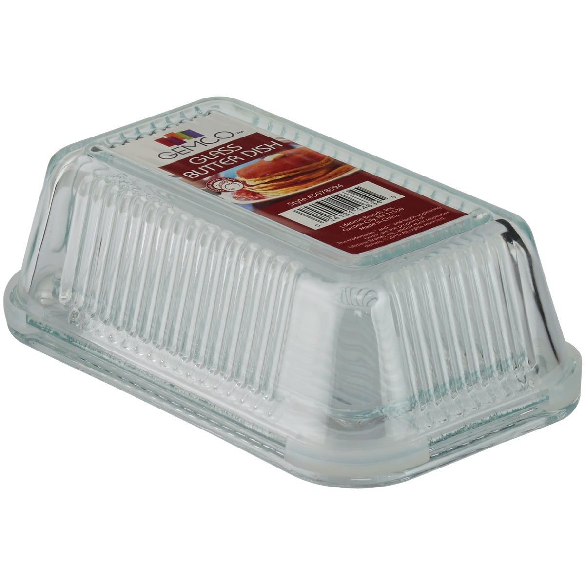 Gemco Multi Function Glass Butter Dish