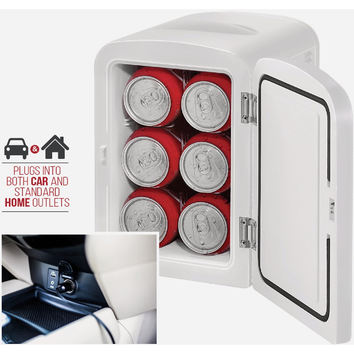 Iceman Personal 4 Ltr. White Mini Fridge Image 3