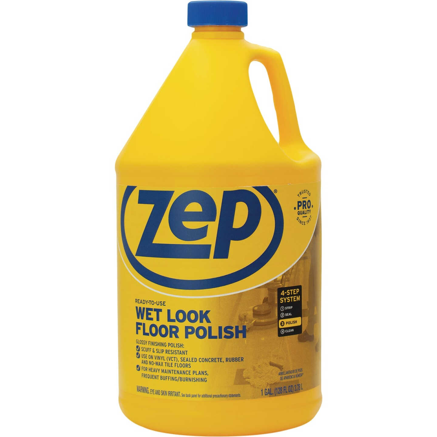 Zep 1 Gal. Wet Look Vinyl Floor Polish Image 1