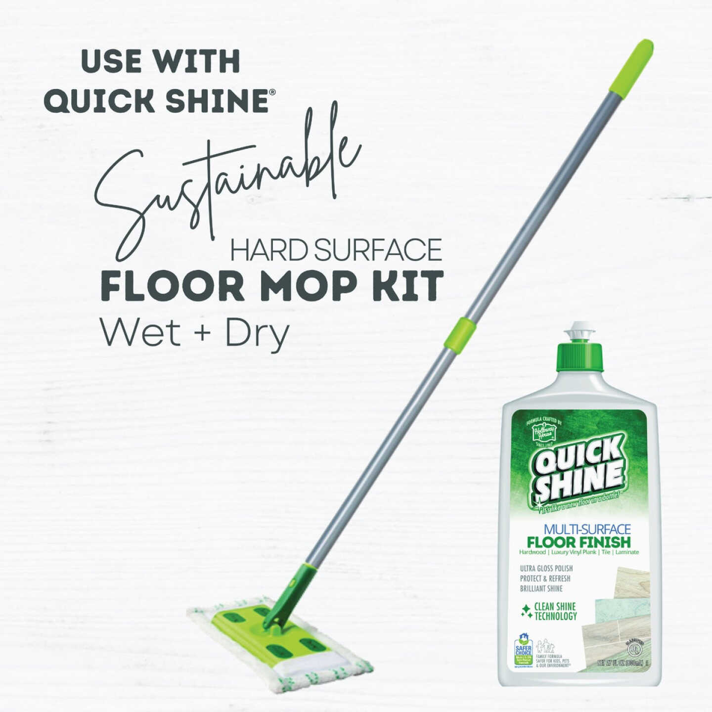 Quick Shine 27 Oz. Multi-Surface Floor Finish Image 3