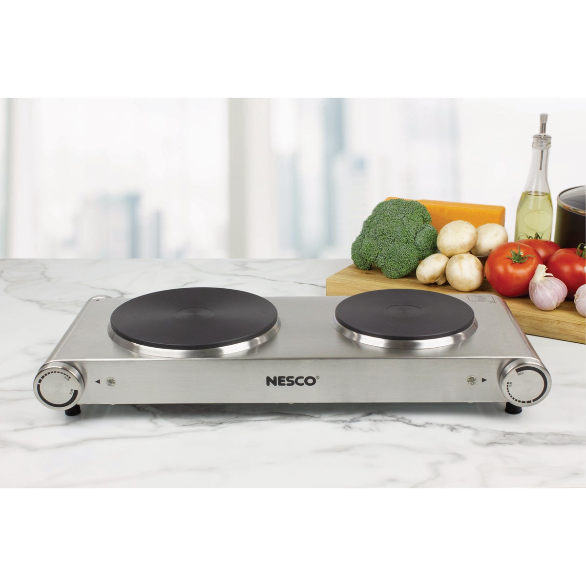 Nesco Double Hot Plate with Die Cast Burner Image 3
