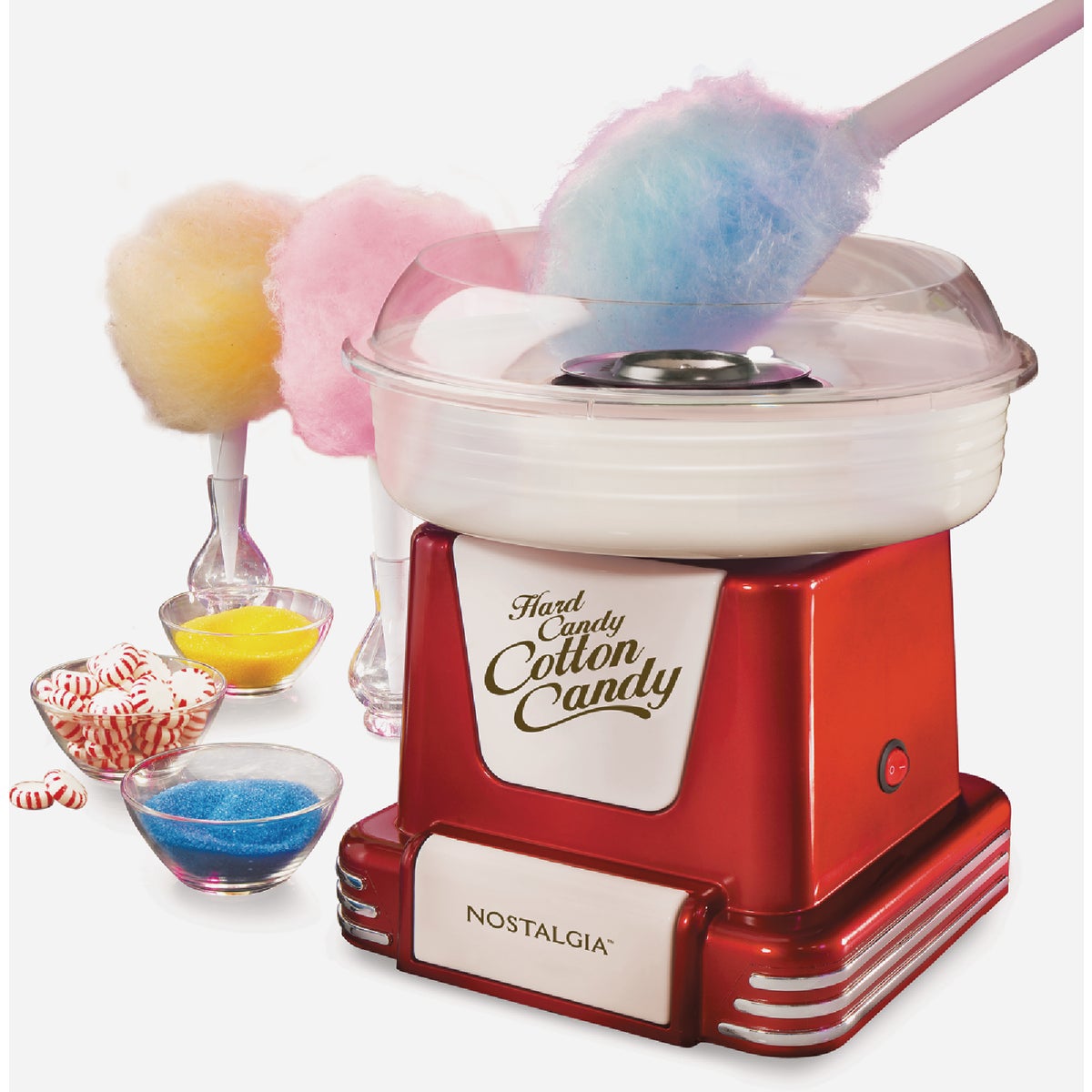 Nostalgia Retro Hard & Sugar-Free Candy Cotton Candy Maker Image 3