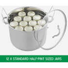 McSunley 21.5 Qt. Prep-n-Cook Stainless Steel Canner with Jar Rack Image 5