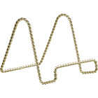 Tripar 3 In. Brass Twisted Wire Plate Stand Image 1