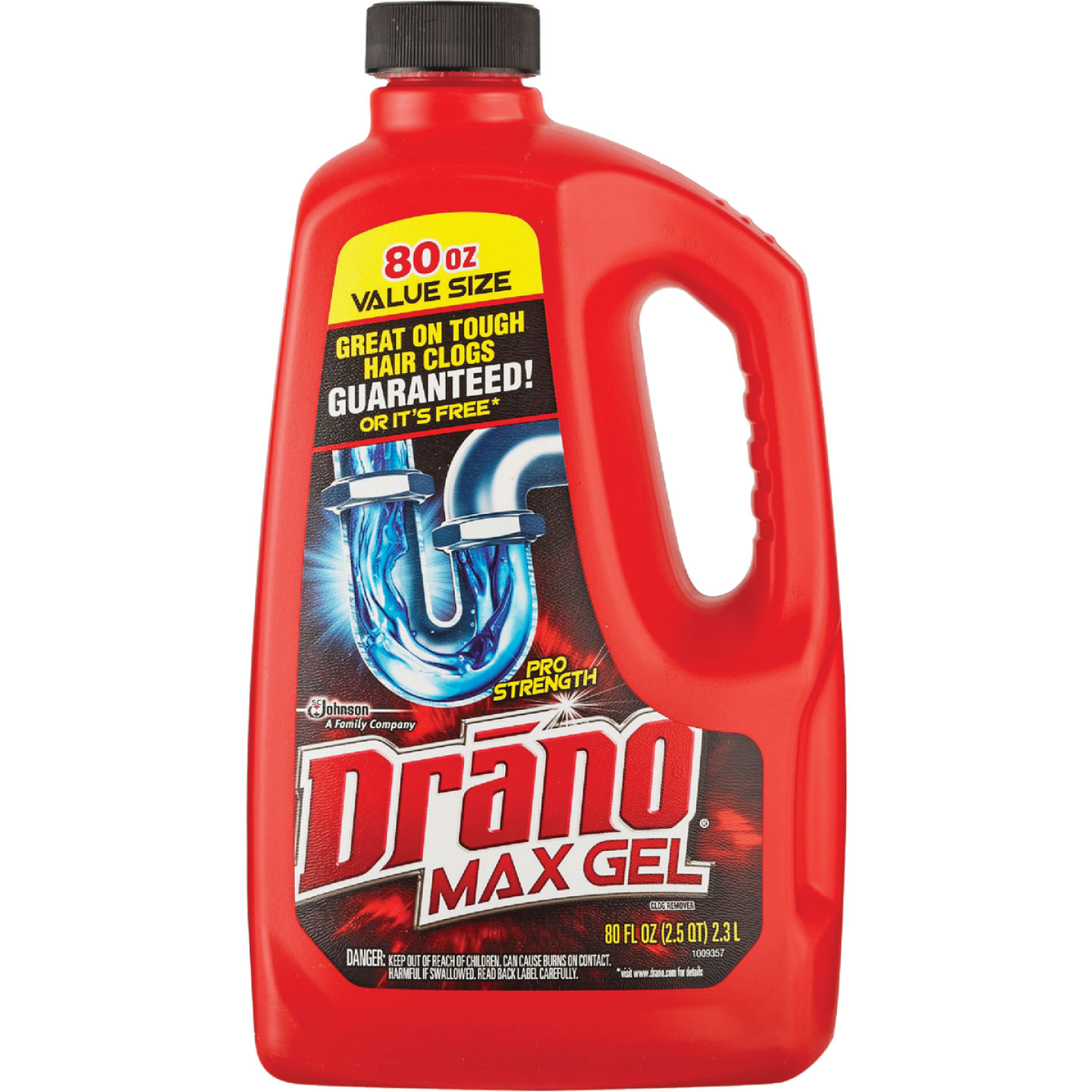 Drano 80 Oz. Max Gel Drain Clog Remover Image 1
