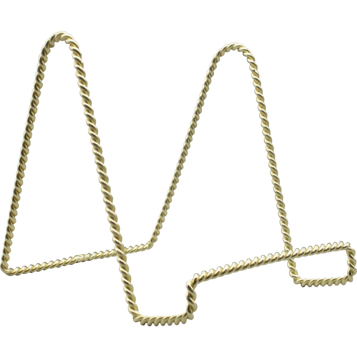 Tripar 6 In. Brass Twisted Wire Plate Stand