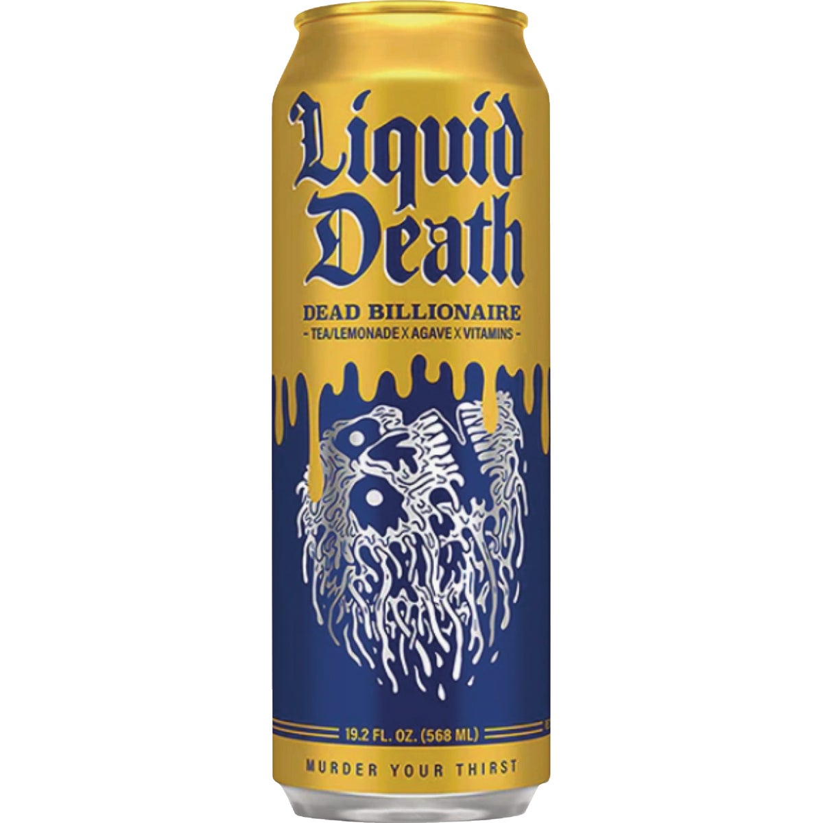 Liquid Death 19.2 Oz. Dead Billionaire Lemonade Tea