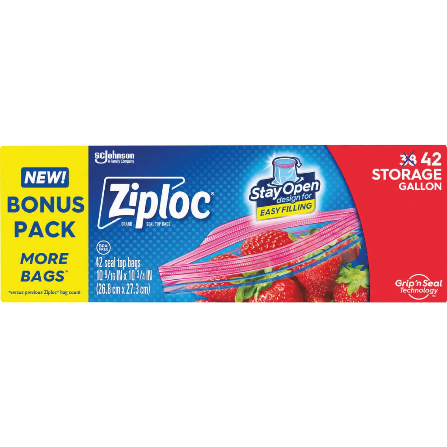 Ziploc Gal. Food Storage Bag (42-Count) Image 1
