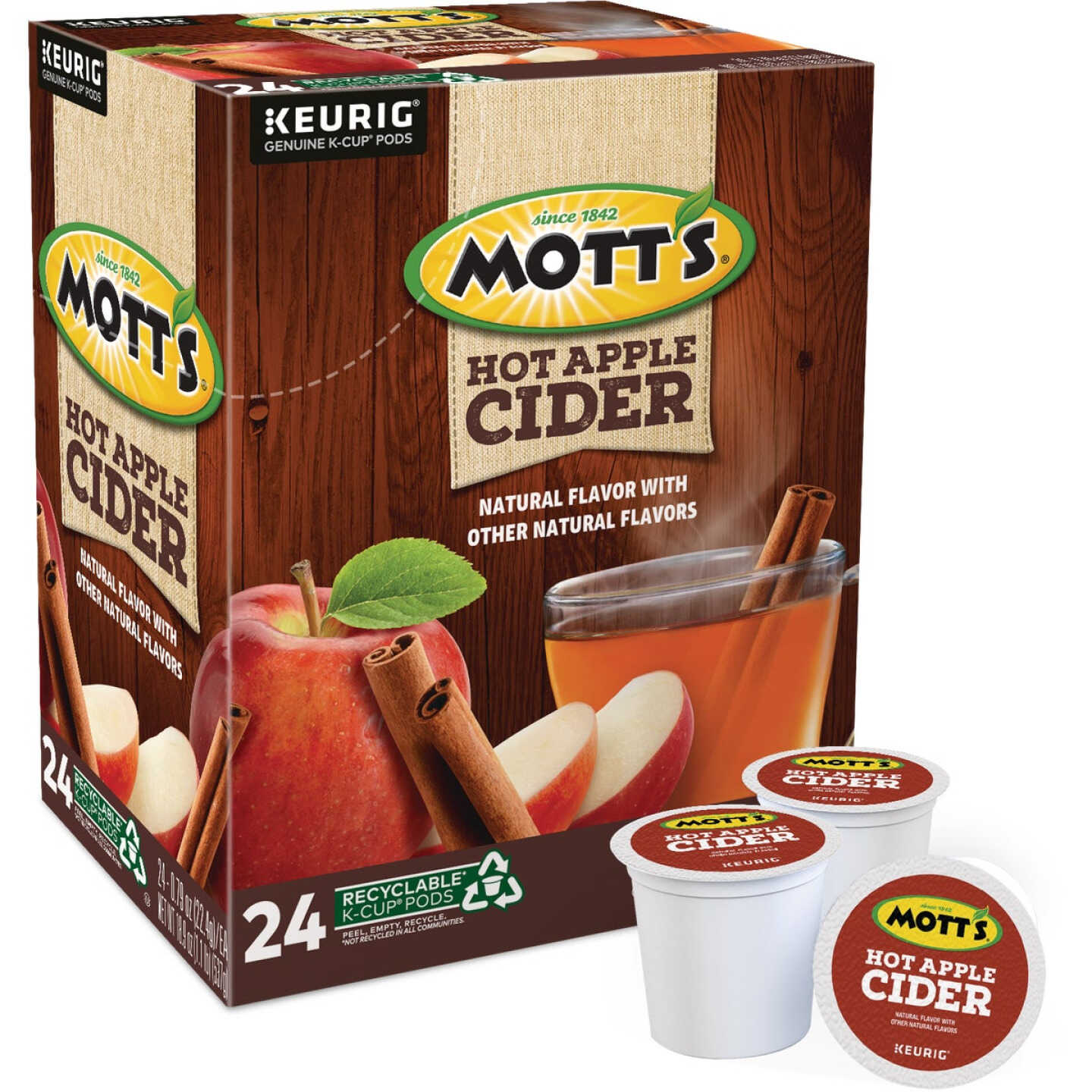 Keurig Mott's Hot Apple Cider K-Cup (24-Pack) Image 1