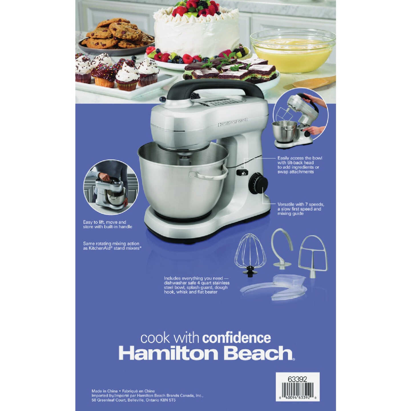 Hamilton Beach 7-Speed Stand Mixer Image 7