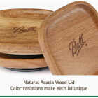 Ball 15.6 Cup Stack & Store Jar with Wooden Lid Image 2