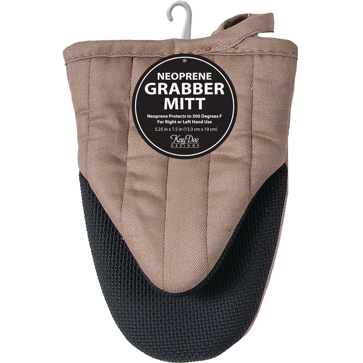 Kay Dee Designs Taupe Grabber Oven Mitt Image 2