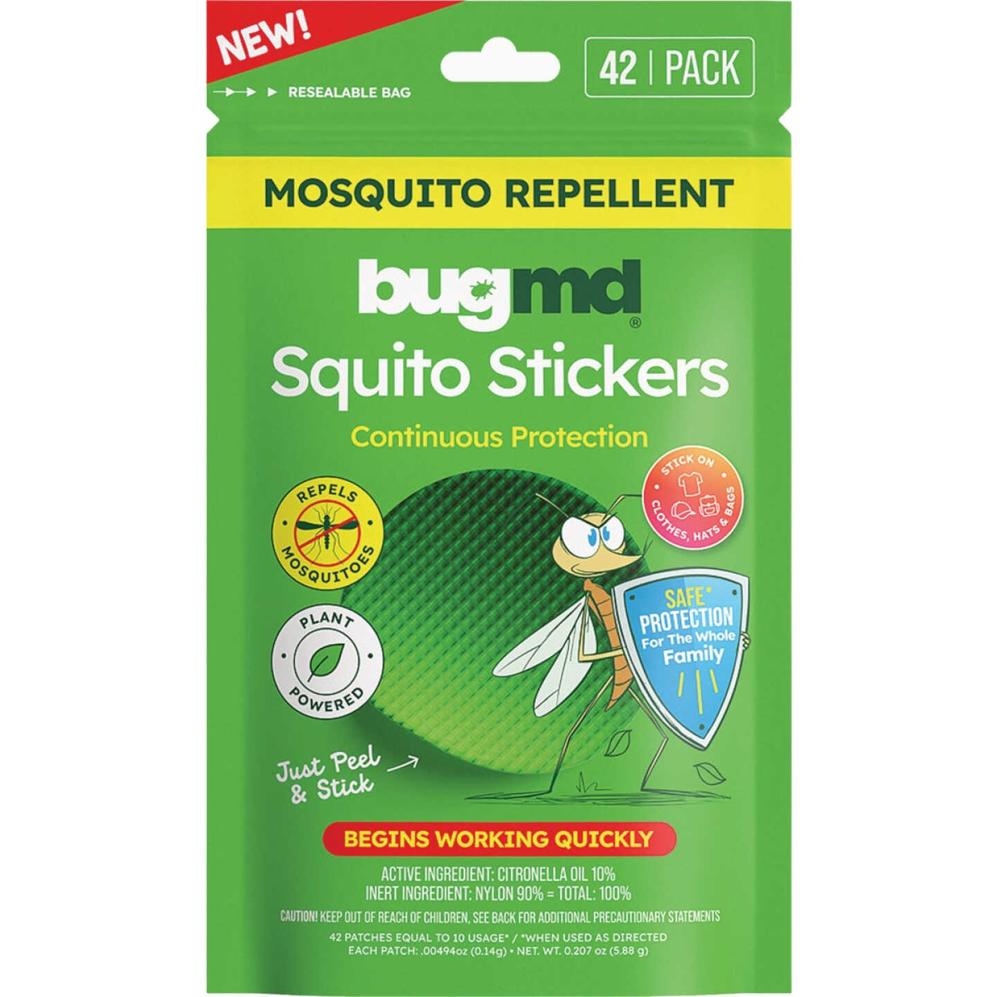 BugMD Squito Stickers Insect Repellent (42-Ct.) Image 1