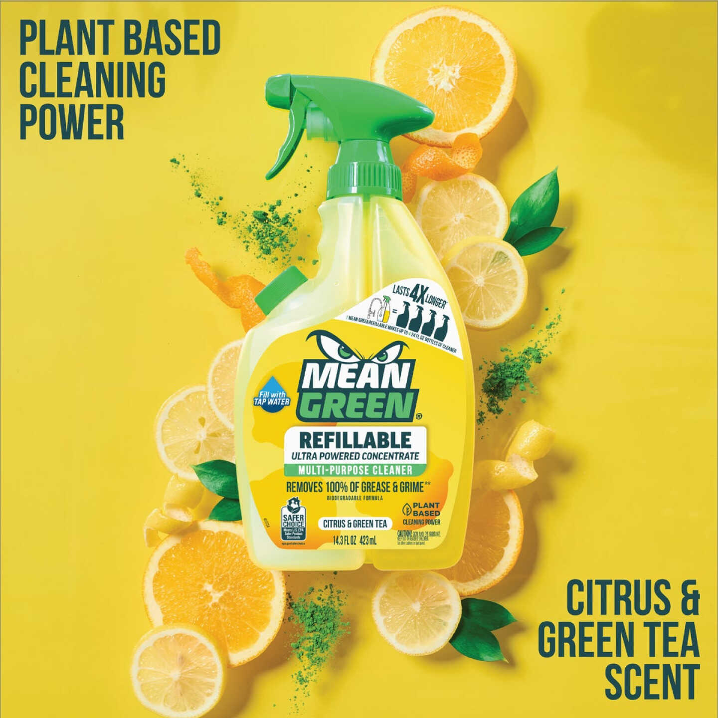 Mean Green 28 Oz. Citrus & Green Tea Refillable Multi-Purpose Cleaner Image 4