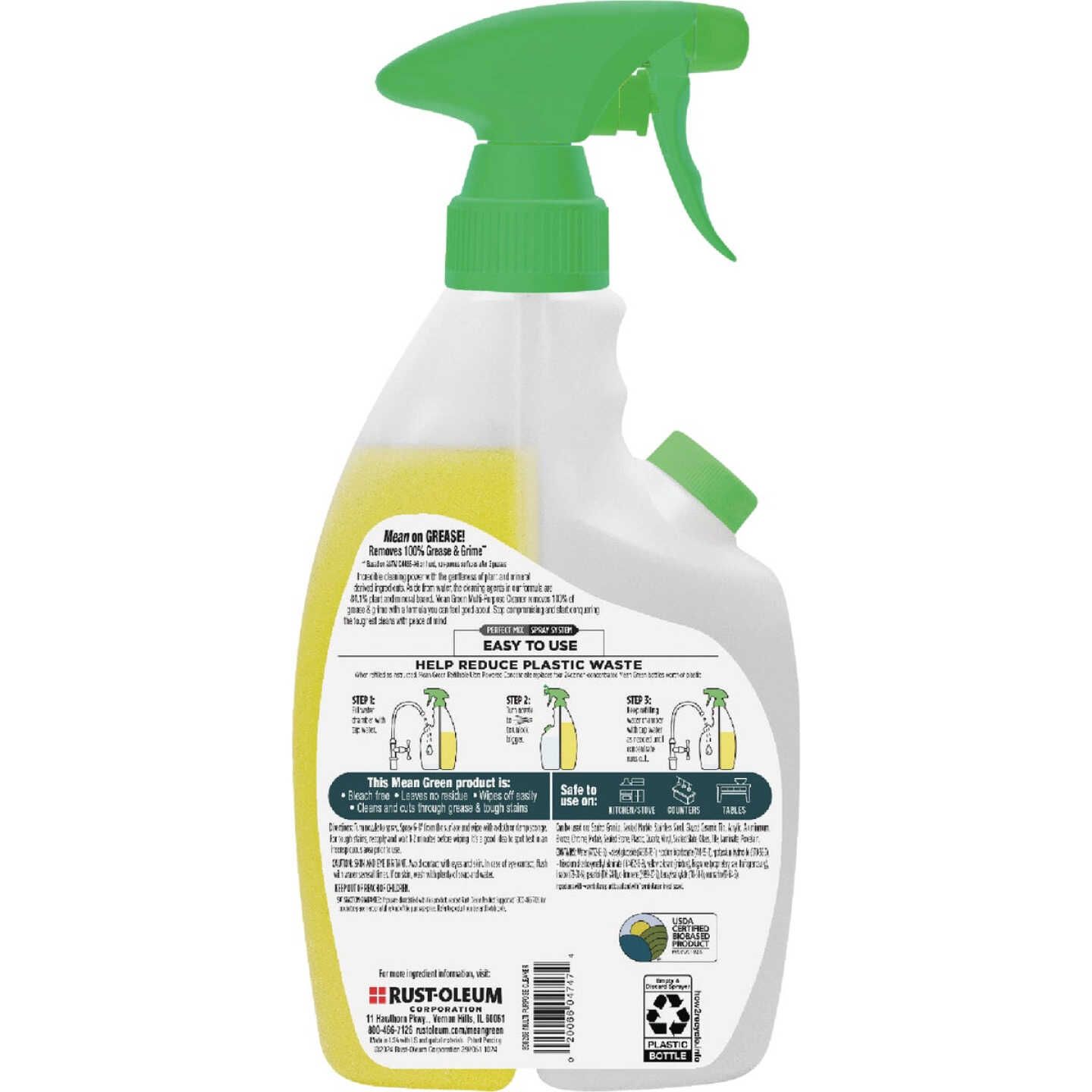 Mean Green 28 Oz. Citrus & Green Tea Refillable Multi-Purpose Cleaner Image 7