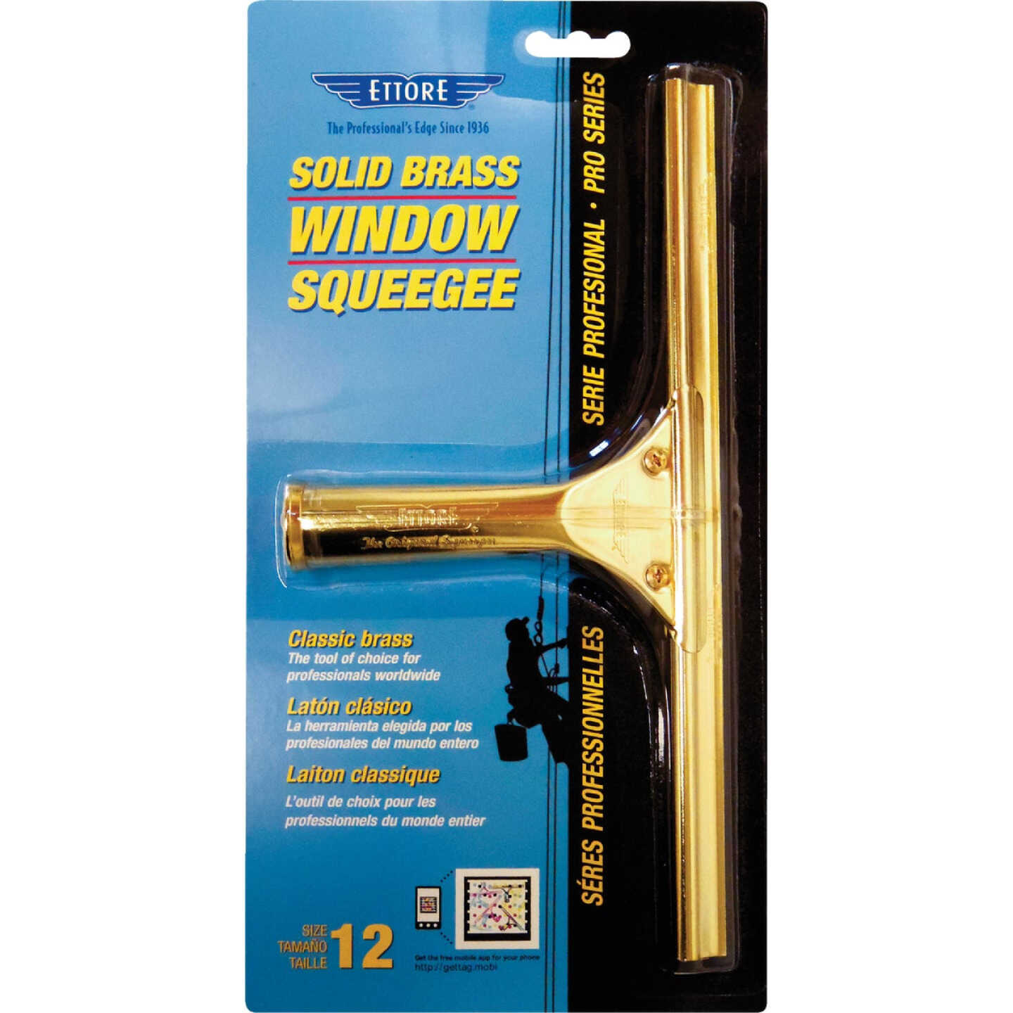 Ettore ProSeries 12 In. Rubber Squeegee Image 1