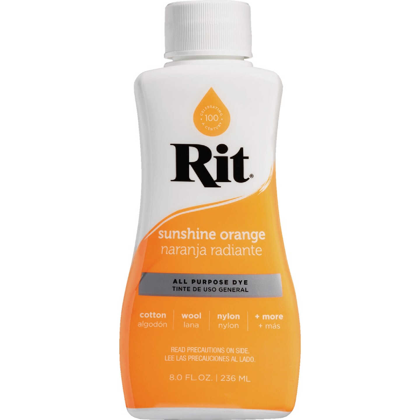 Rit 8 Oz. All Purpose Sunshine Orange Liquid Dye Image 1