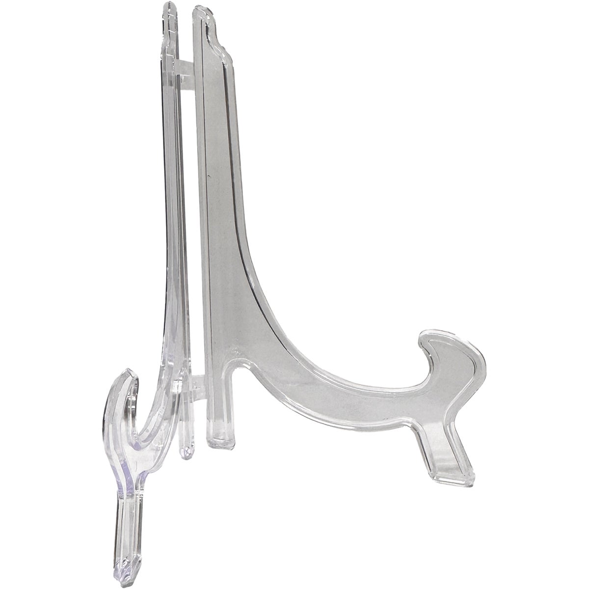 Tripar 6 In. to 10 In. 90 Degree Clear Acrylic Plate Stand