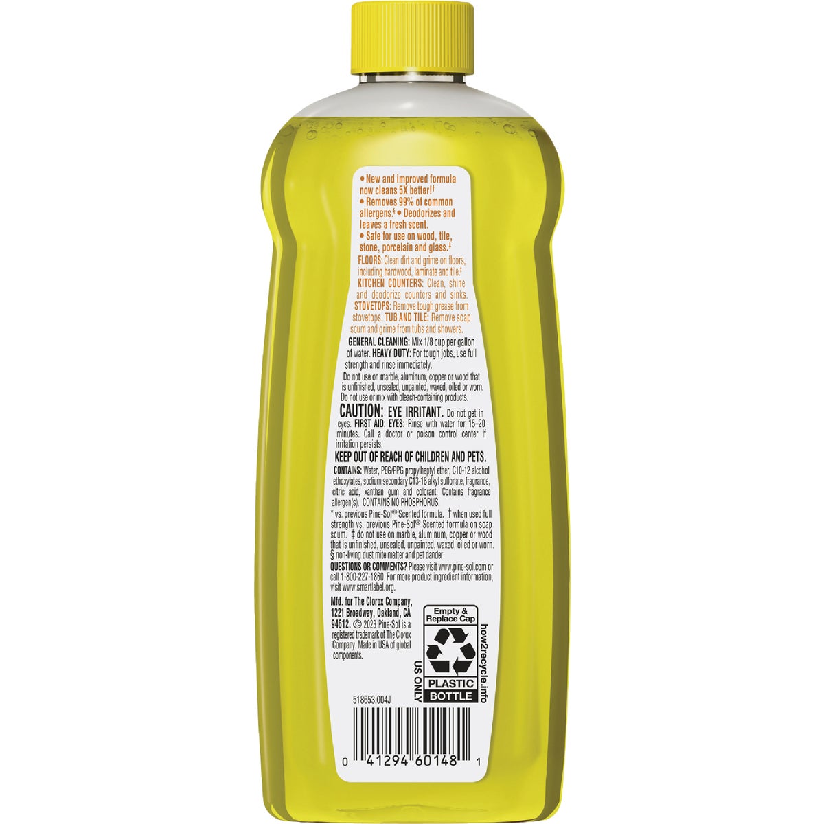 Pine-Sol 14 Oz. Lemon Fresh Multi-Surface All-Purpose Cleaner Image 3