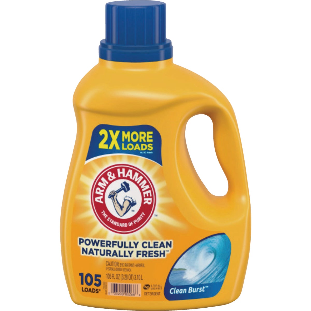 Arm & Hammer 105 Oz. Clean Burst Dual HE Liquid Laundry Detergent Image 1
