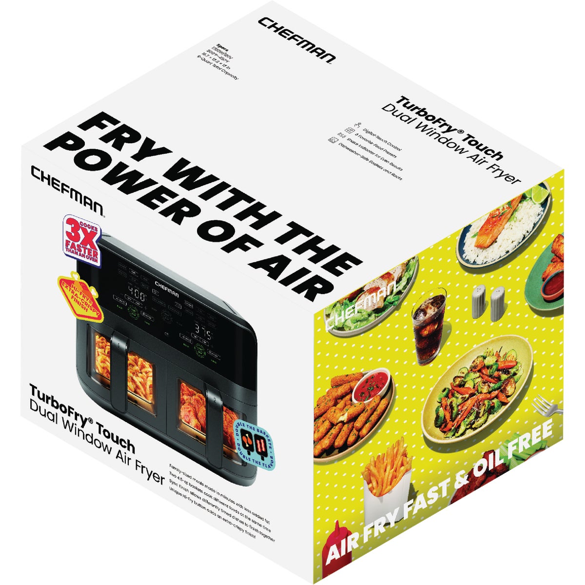 Chefman TurboFry Touch 9 Qt.  Air Fryer Image 3