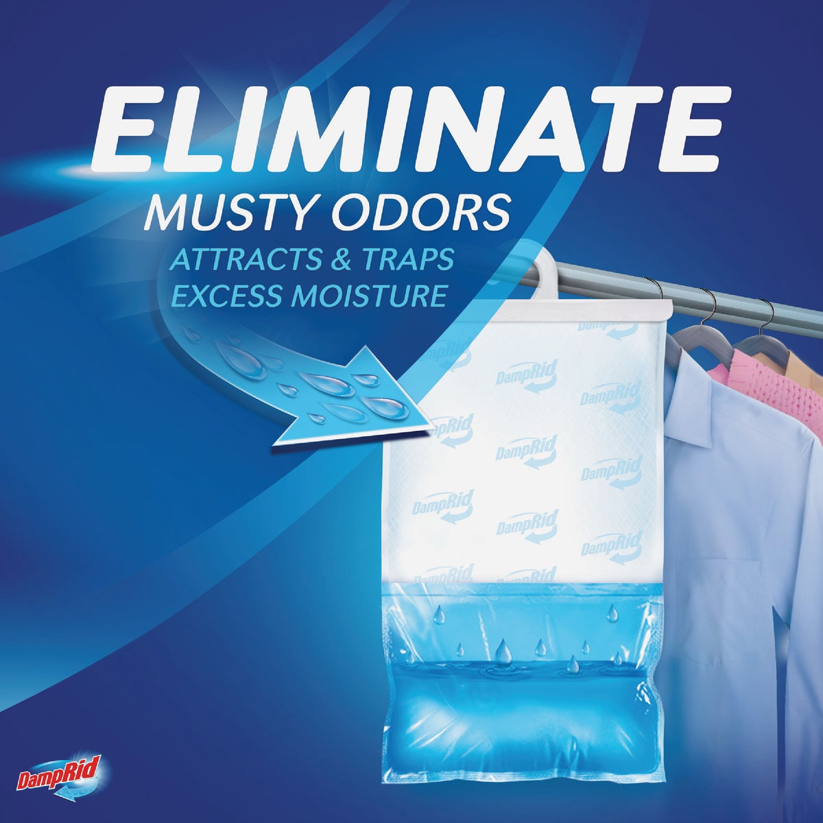 DampRid 15.4 Oz. Fresh Scent Hanging Moisture Absorber Image 4