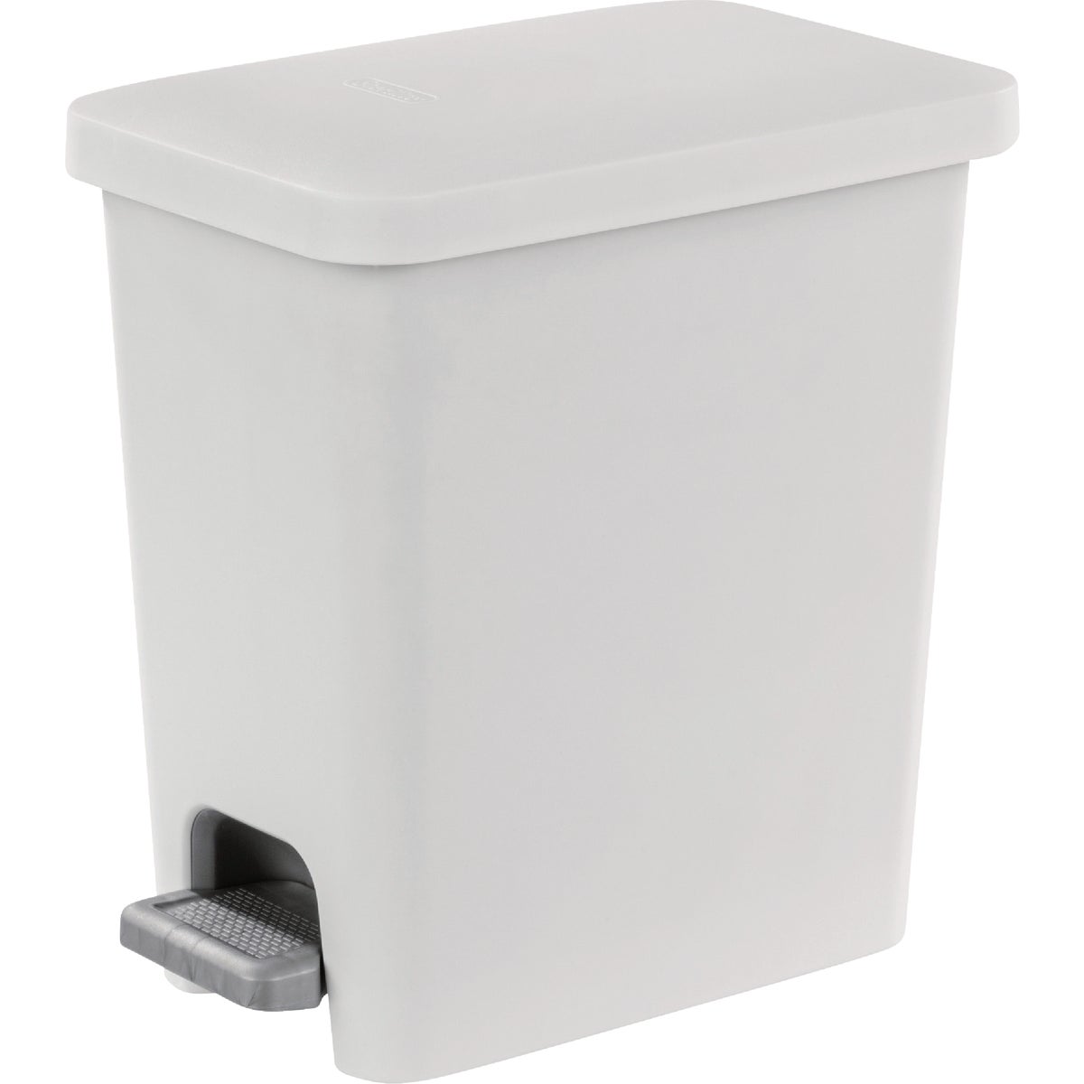 Sterilite 2.7 Gal. White Rectangular Step-on Wastebasket