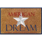 Rockport Premium Americana 18 In. x 30 In. Coir Outdoor Doormat, American Dream with Star Image 1