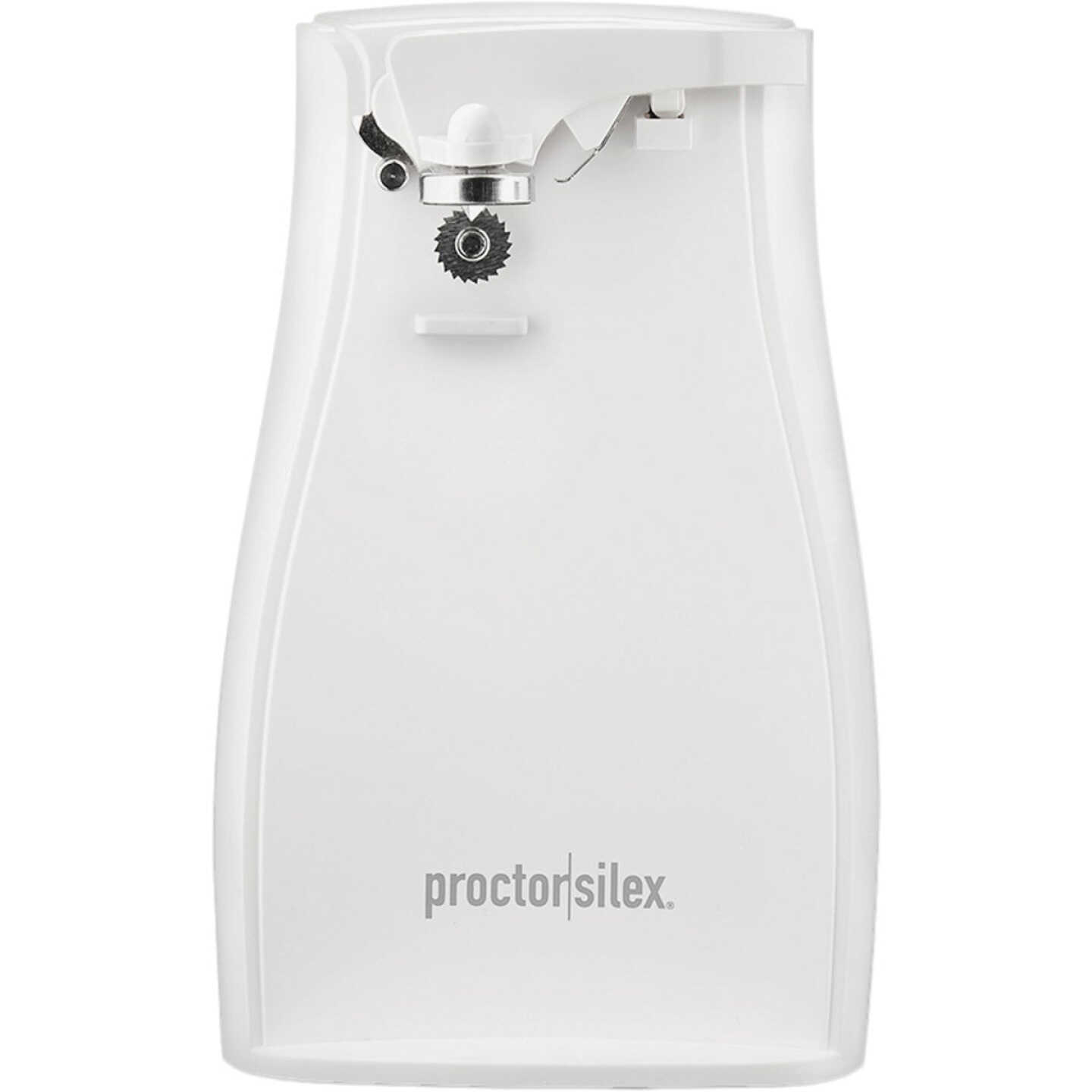 Proctor Silex Power Opener White Electric Can Opener Image 1