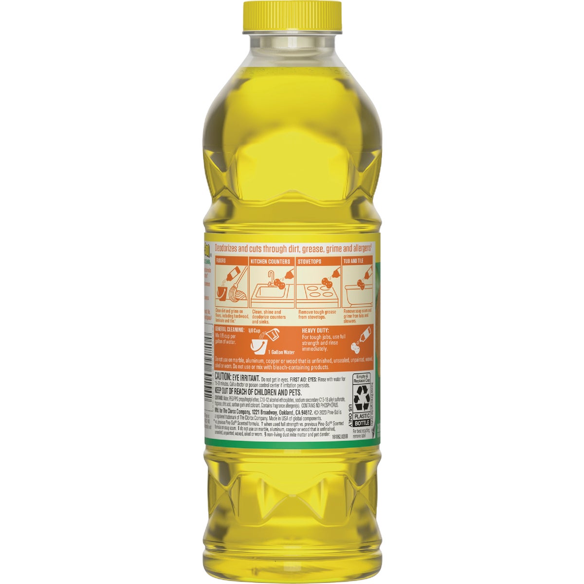 Pine-Sol 24 Oz. Lemon Fresh Multi-Surface All-Purpose Cleaner Image 3
