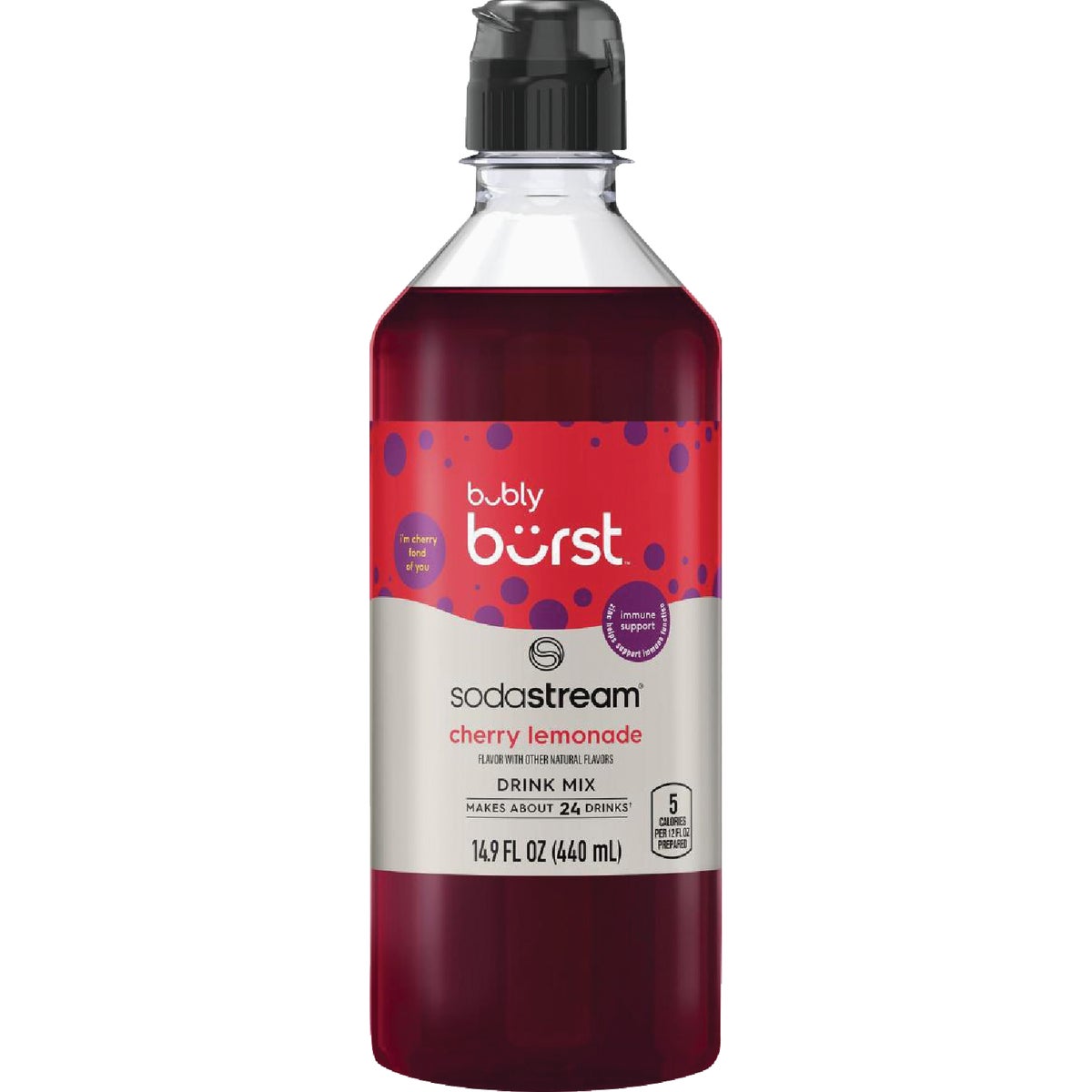 SodaStream 14.9 Oz. Bubly Cherry Lemonade Drink Mix Image 1