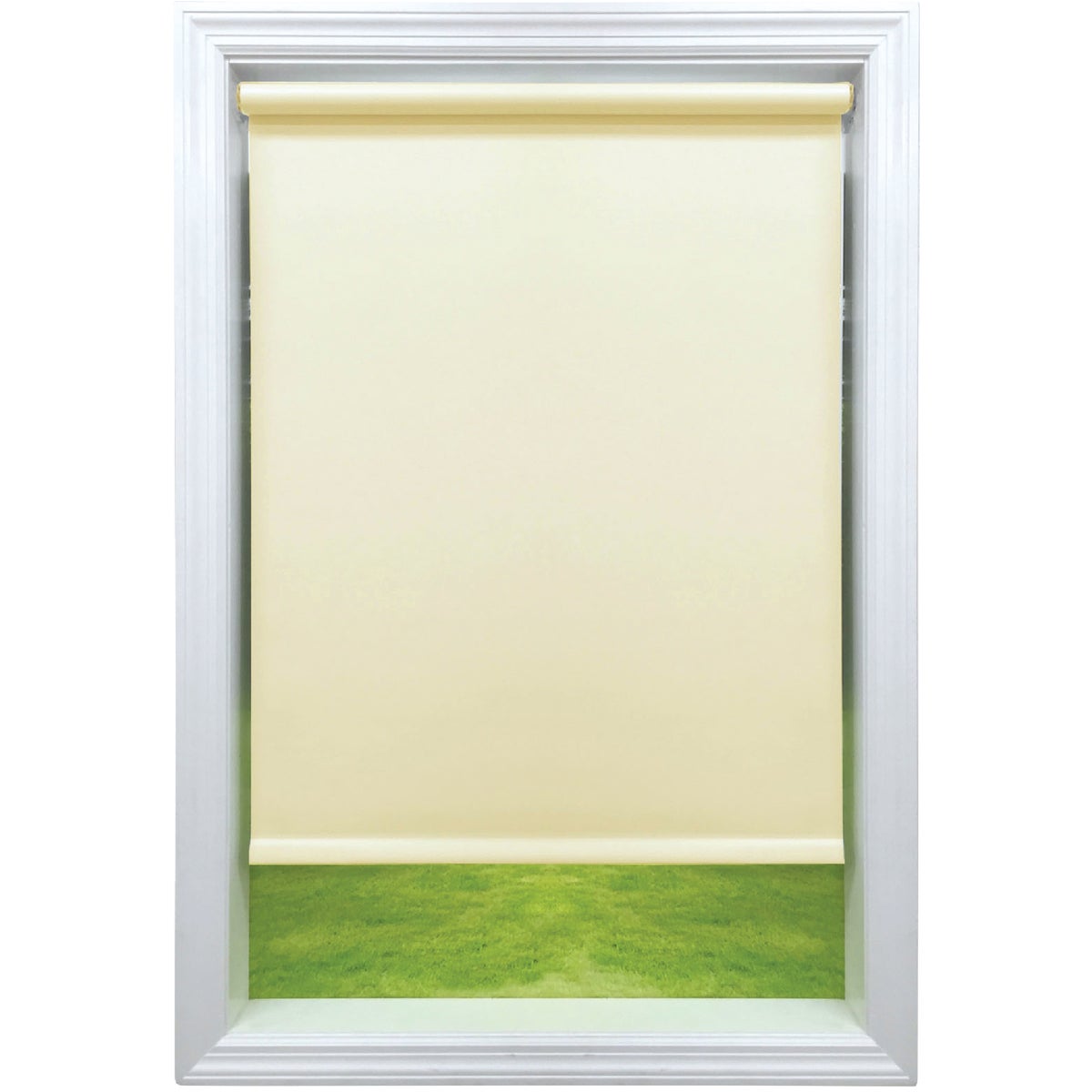 Friedland Shades Galaxy 55-1/4 In. x 78 In. Ivory Medium Room Darkening Vinyl Roller Shade Image 2
