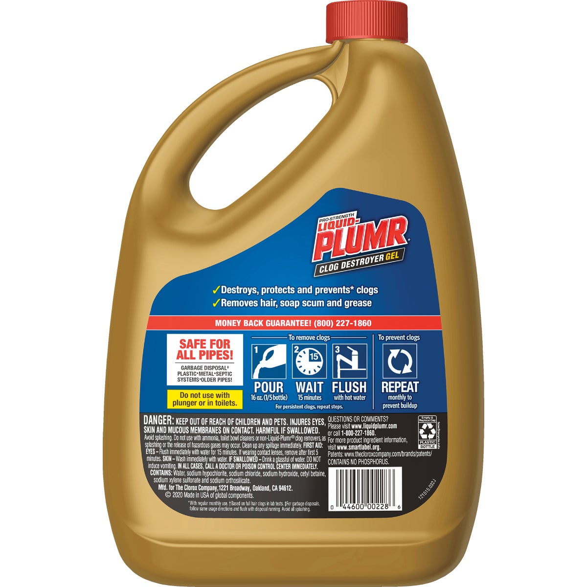 Liquid-Plumr 80 Oz. Pro-Strength Full Clog Destroyer Image 7