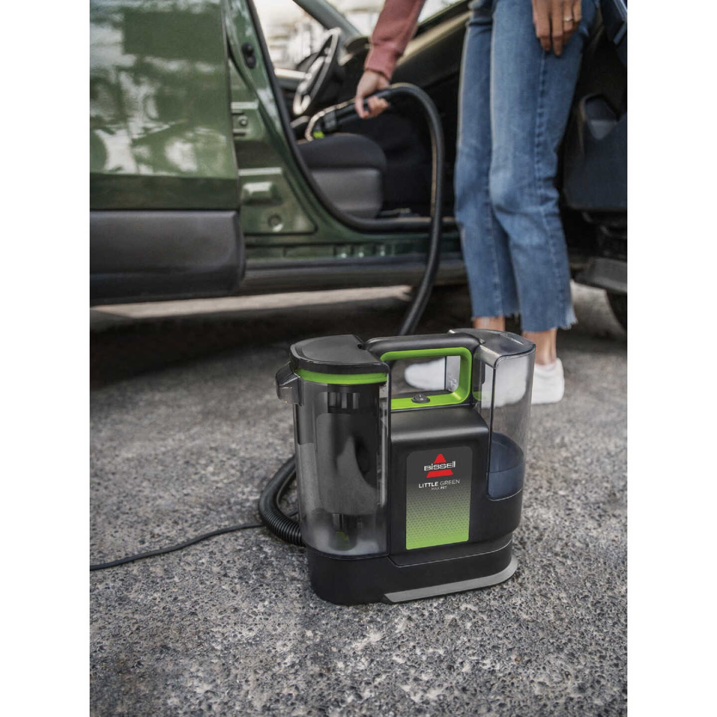 Bissell Little Green Max Pet Portable Carpet Cleaner Machine Image 2