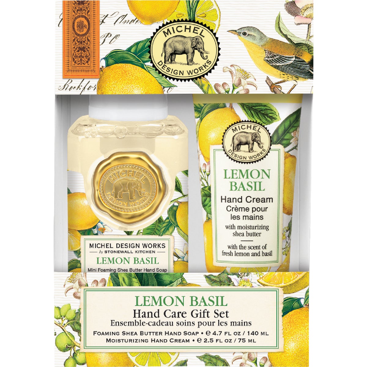 Michel Design Works Lemon Basil Hand Care Gift Set (2-Piece)