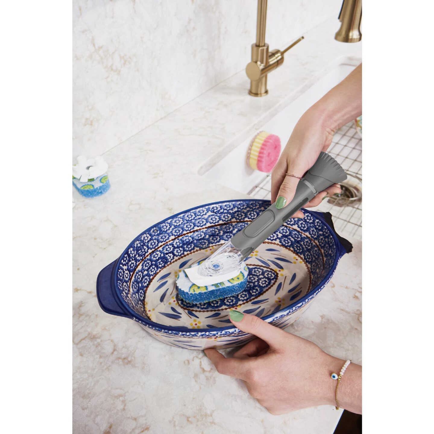 Scrub Daddy Dish Daddy Scour Head (2-Pack) Image 4