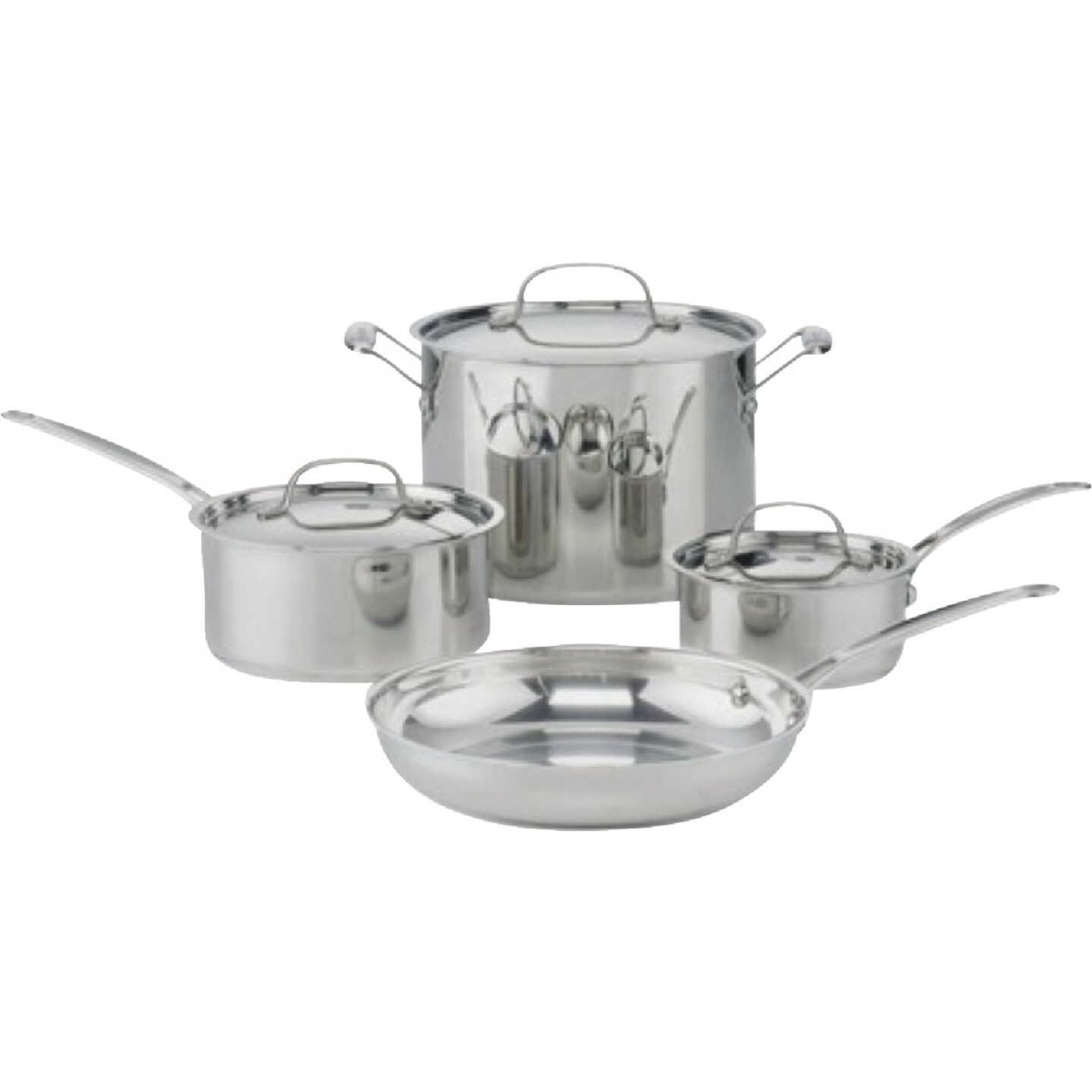 Cuisinart Chef's Classic Stainless Steel Cookware Set (7-Piece) Image 1