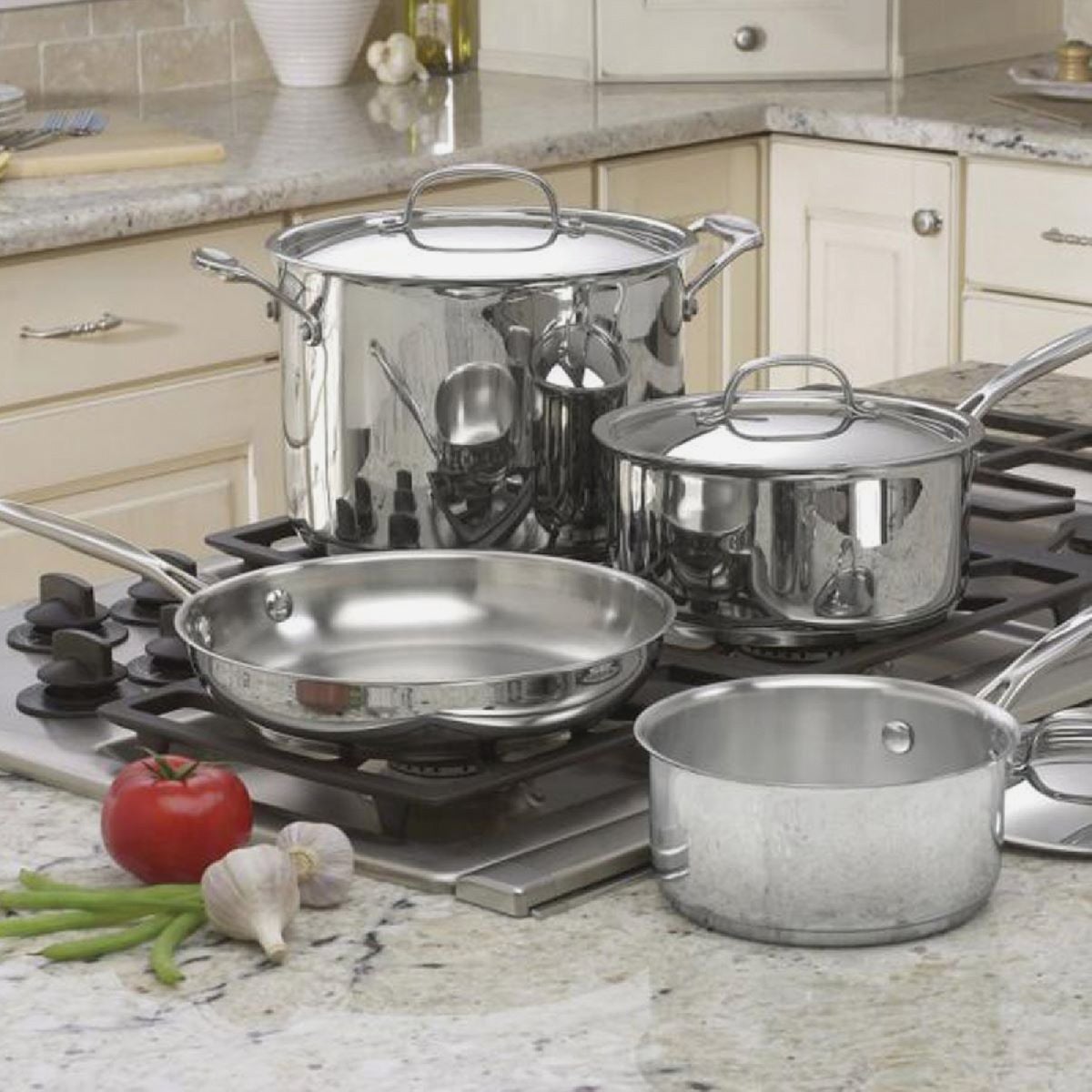 Cuisinart Chef's Classic Stainless Steel Cookware Set (7-Piece) Image 2