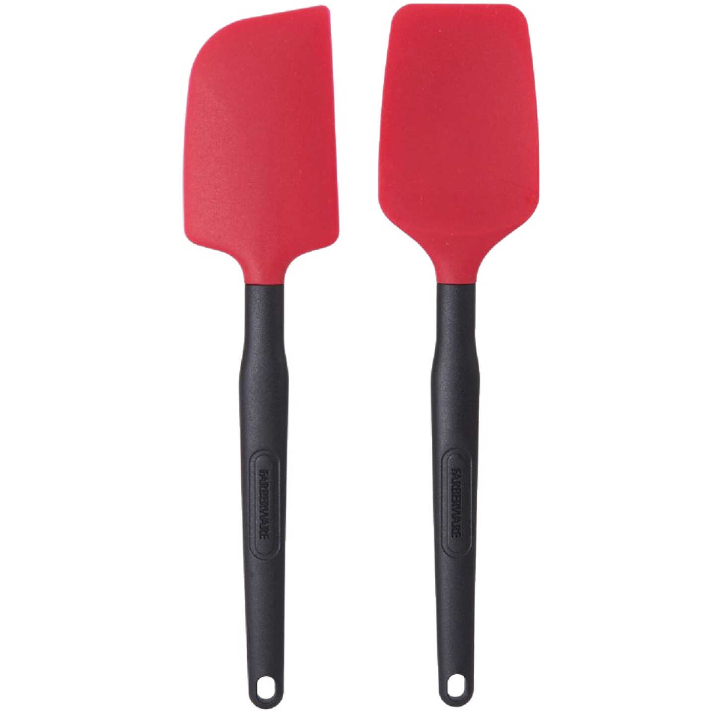 Farberware Classic Red Spoon/Scraper Spatula Set (2-Piece) Image 1