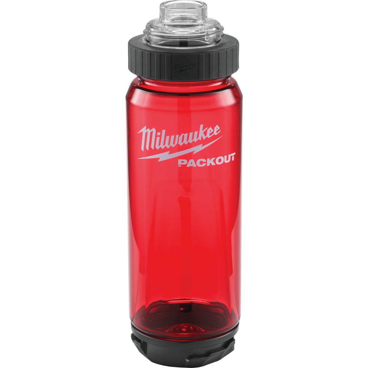 Milwaukee PACKOUT 25 Oz. Plastic Bottle with Chug Lid, Red Image 8