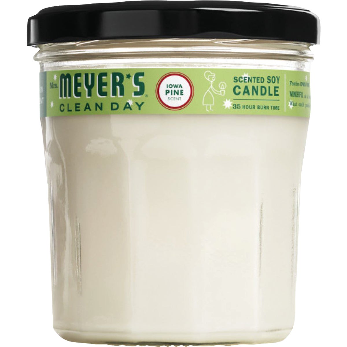 Mrs. Meyer's Clean Day 7.2 Oz. Iowa Pine Large Soy Candle Image 6