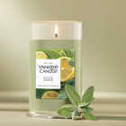 Yankee Candle 14-1/4 Oz. Sage & Citrus Medium Pillar Candle Image 6